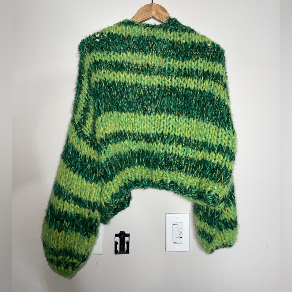 E WITH  LOVE  ZOE Cropped hand dyed cardigan - Picture 8 of 10
